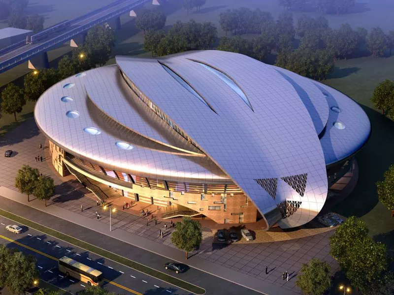Plieninės konstrukcijos stadionas