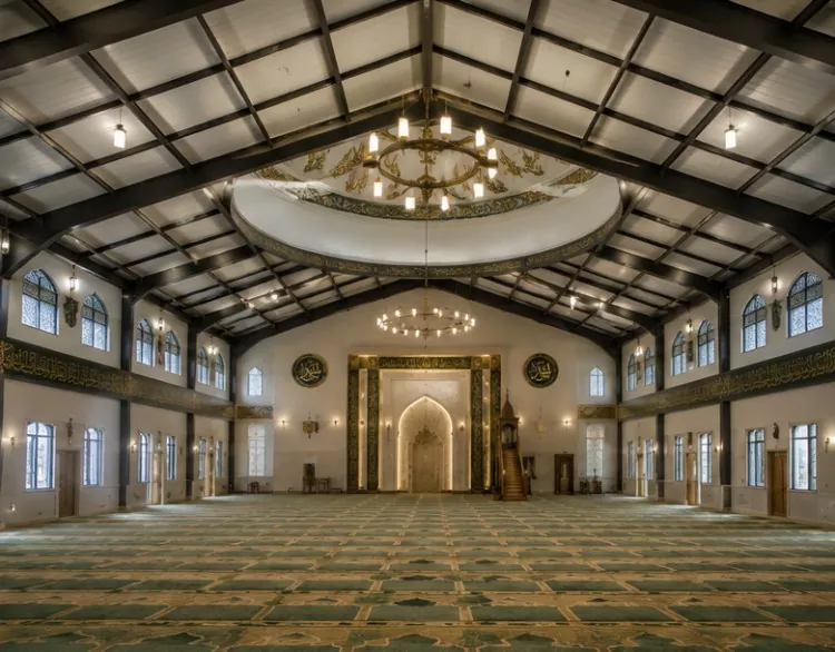 Ar plieninės konstrukcijos mečetės statyba gali pasiekti tradicinį islamo architektūros stilių?
