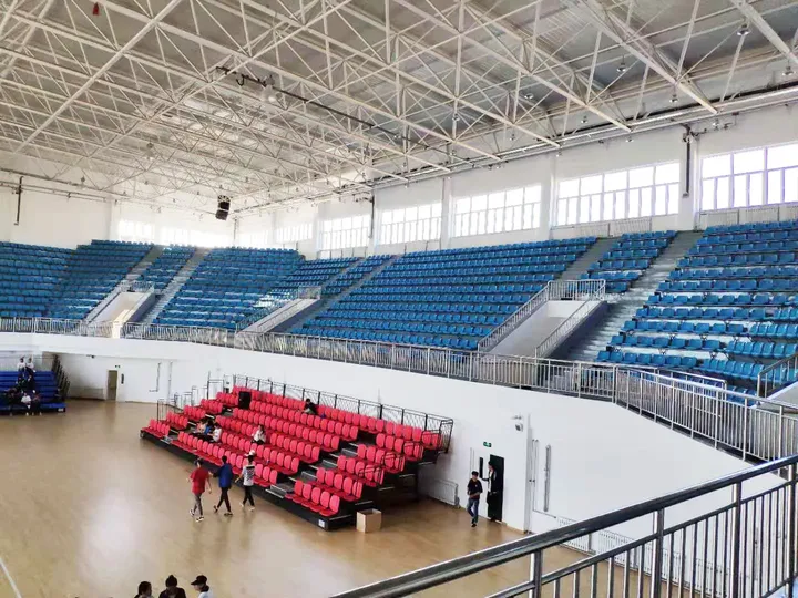 Sporto salės VIP plieninė stovo platforma