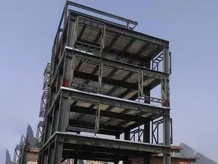 Pramoninio plieno butų kompleksas