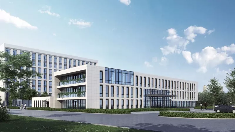 Modulinė surinkta ligoninės plieno konstrukcija