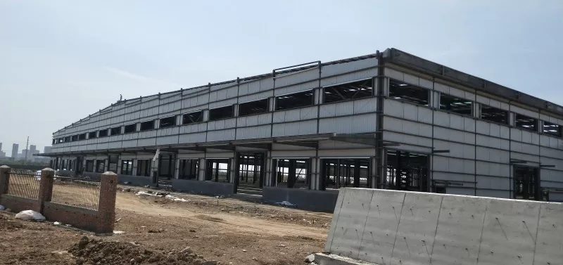 Surenkamų modulinių plieninių karkasų logistikos sandėlių statyba