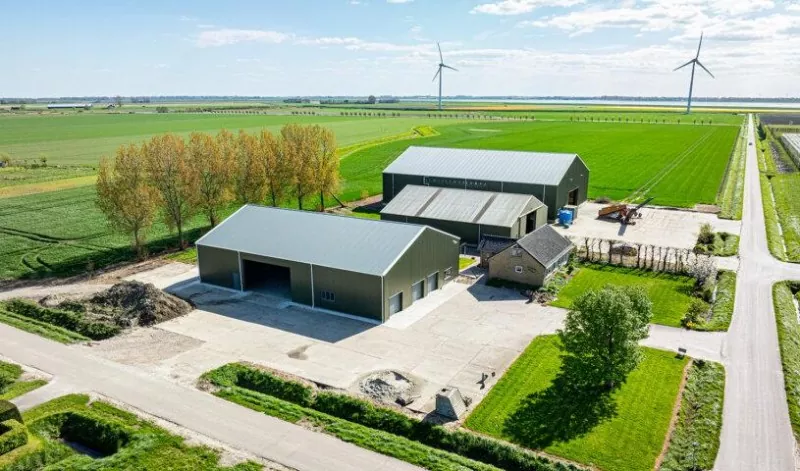 Plieninės konstrukcijos Žemės ūkio perdirbimo gamyklos statyba