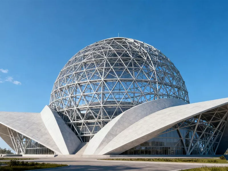 Plieninės konstrukcijos planetariumas
