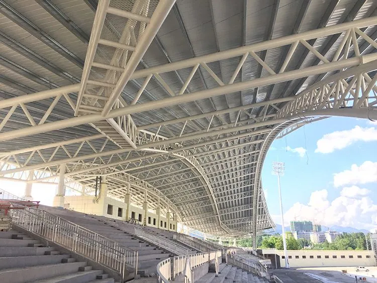 Plieninės konstrukcijos Stadiono tribūnos pastatas